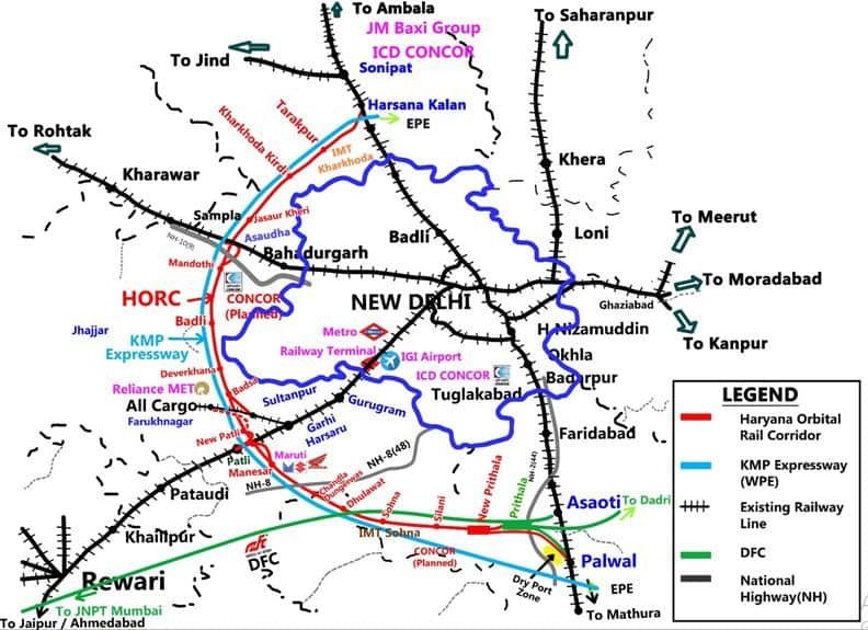 Haryana Orbital Rail Corridor

